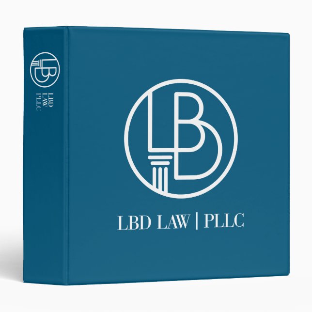 LDB Law 3-Ring Binder (Front/Spine)