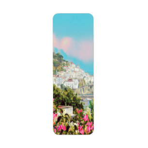 ldp AMALFI - panorama - Amalfi coast - Label