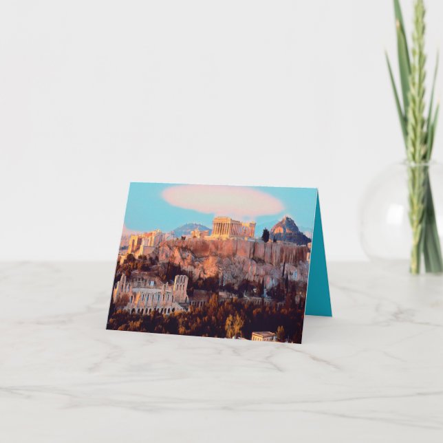 ldp Athens - Acropolis - panorama - Card (Front)
