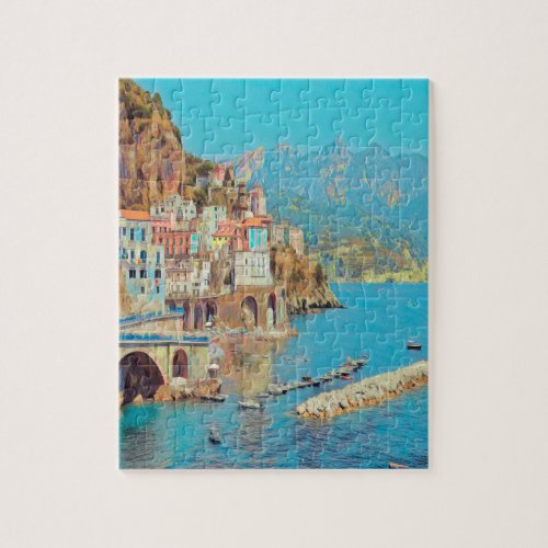 ldp ATRANI_ Amalfi Coast _ Jigsaw Puzzle