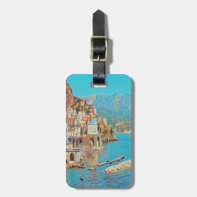 ldp ATRANI.- Amalfi Coast - Luggage Tag (Front Vertical)