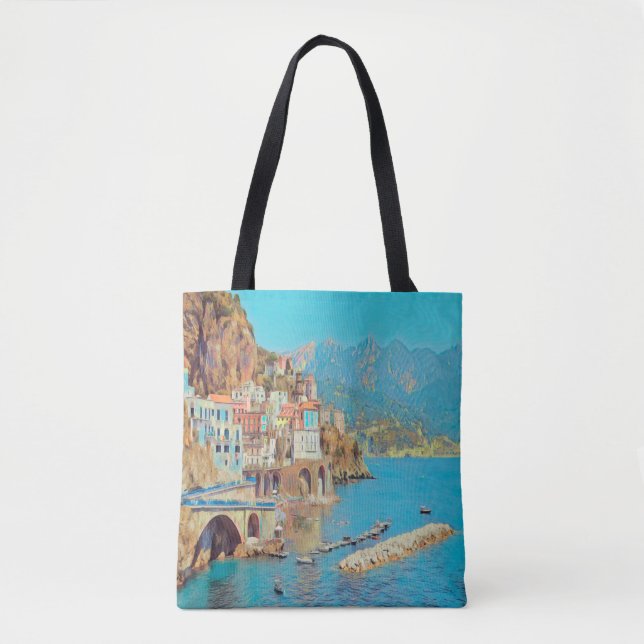 ldp ATRANI.- Amalfi Coast - Tote Bag (Front)