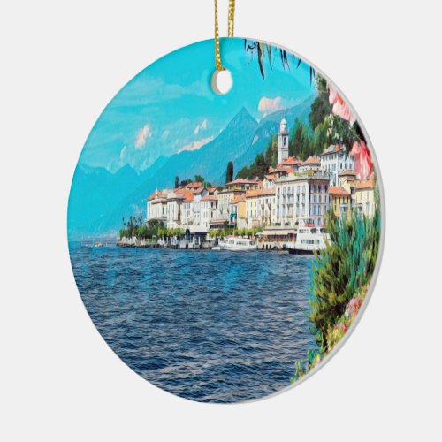 ldp BELLAGIO _ Lake Como _ Ceramic Ornament