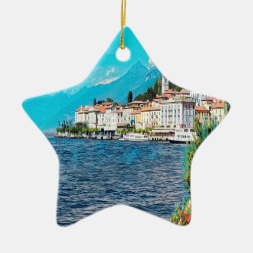 ldp BELLAGIO _ Lake Como _ Ceramic Ornament