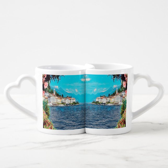 ldp BELLAGIO - Lake Como - Coffee Mug Set (Front Nesting)