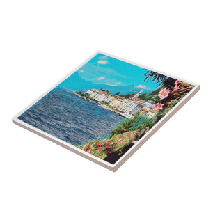 ldp BELLAGIO - Lake Como - Lombardy, Italy, Ceramic Tile
