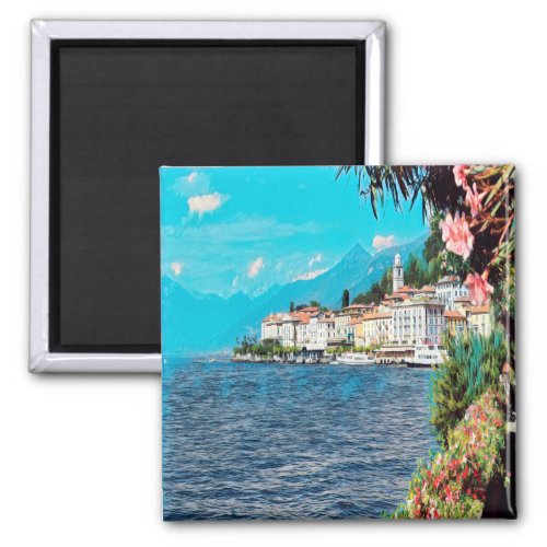 ldp BELLAGIO _ Lake Como _ Lombardy Italy Fridge Magnet