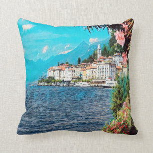 ldp BELLAGIO - Lake Como - Throw Pillow