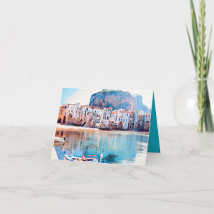 ldp CEFALÙ - Sicily - beach - panorama Card