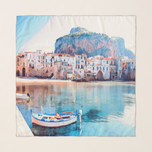 ldp CEFALÙ - Sicily - beach - panorama Scarf