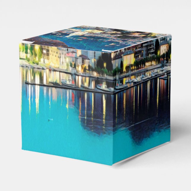 ldp COMO - Lake - Panorama Favor Boxes (Front Side)
