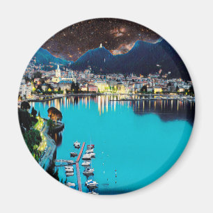 ldp COMO - Lake - Panorama Magnet