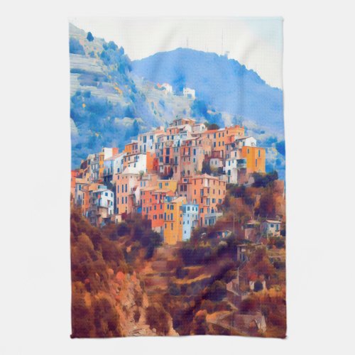 ldp CORNIGLIA _ Cinque Terre _ Kitchen Towel