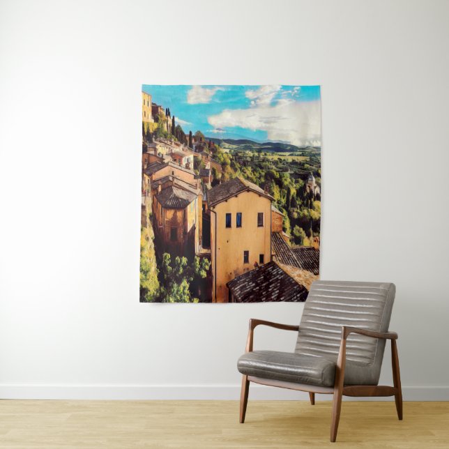 ldp MONTEPULCIANO - city - panorama - Tapestry (In Situ)