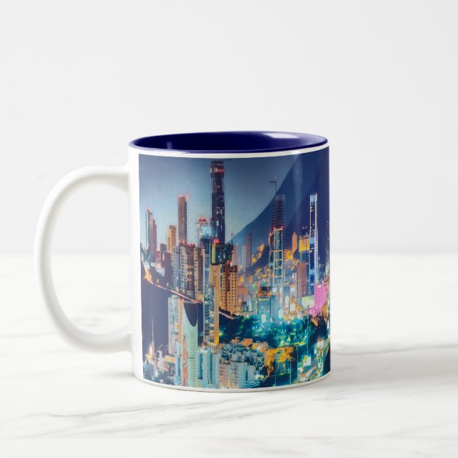 ldp MONTERREY - New Mexico Two-Tone Coffee Mug (Left)