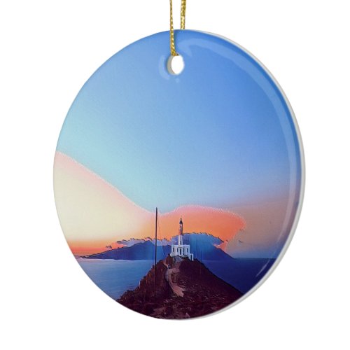 ldp MYKONOS - Armenist -  lighthouse - Ceramic Ornament