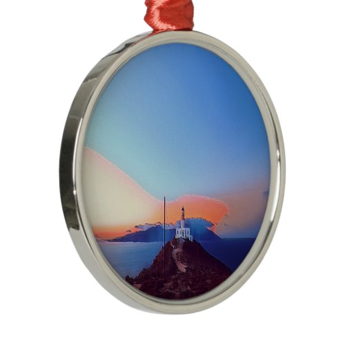 ldp MYKONOS - Armenist -  lighthouse - Metal Ornament