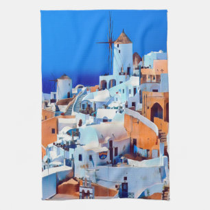 ldp OIA - maze of steps - Kitchen Towel