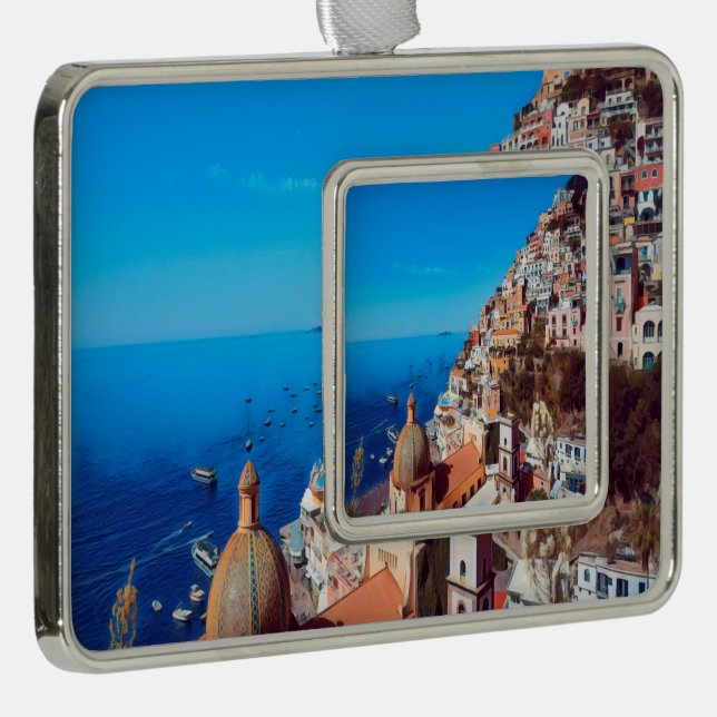 ldp POSITANO - Amalfi Coast - Panorama Christmas Ornament (Right)