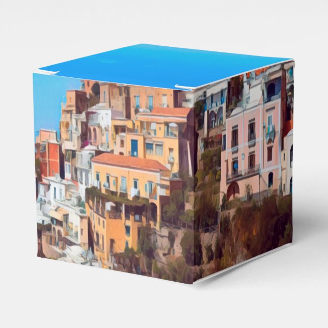 ldp POSITANO - Amalfi Coast - Panorama Favor Boxes (Front Side)
