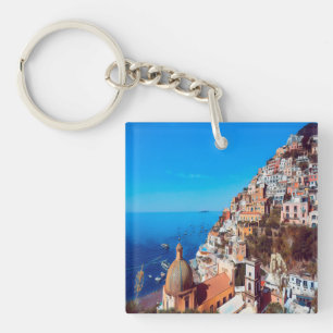 ldp POSITANO - Amalfi Coast - Panorama Keychain