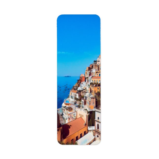 ldp POSITANO - Amalfi Coast - Panorama Label (Front)