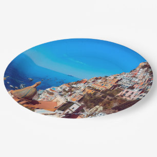 ldp POSITANO - Amalfi Coast - Panorama Paper Plates