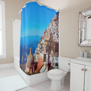 ldp POSITANO - Amalfi Coast - Panorama Shower Curtain