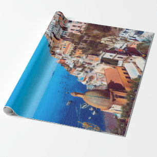 ldp POSITANO - Amalfi Coast - Panorama Wrapping Paper
