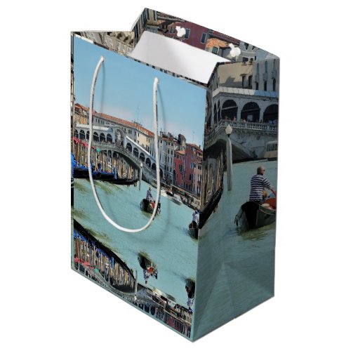 ldp RIALTO BRIDGE _ Venice _ Canal Grande Medium Gift Bag