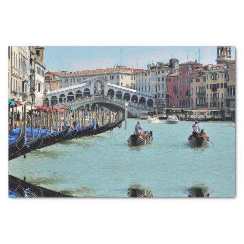 ldp RIALTO BRIDGE _ Venice _ Canal Grande Tissue Paper