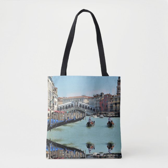 ldp RIALTO BRIDGE - Venice - Canal Grande Tote Bag (Front)