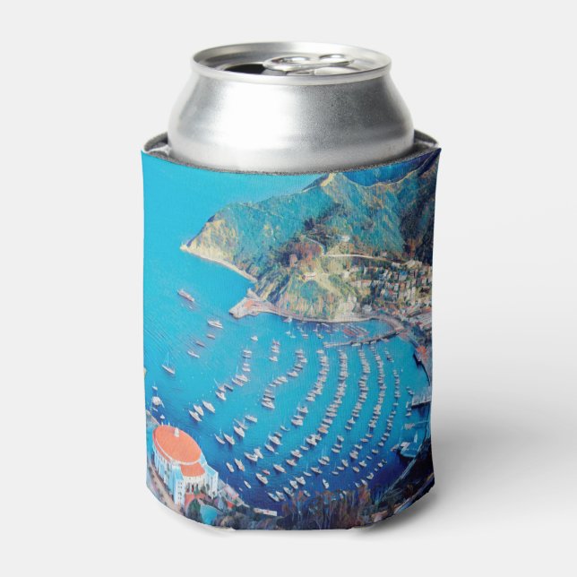 ldp SANTA CATALINA Island - California - harbor Can Cooler (Can Front)