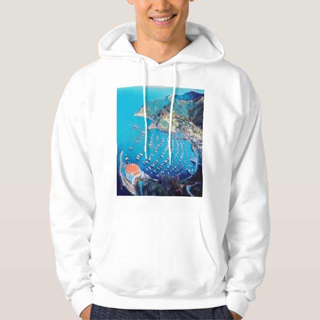 ldp SANTA CATALINA Island - California - harbor Hoodie (Front)