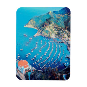 ldp SANTA CATALINA Island - California - harbor Magnet