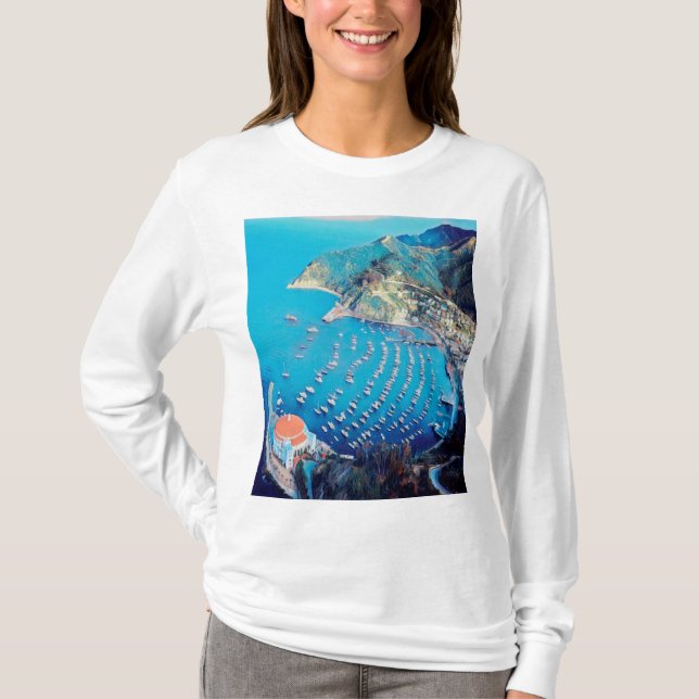 ldp SANTA CATALINA Island - California - harbor T-Shirt (Front)