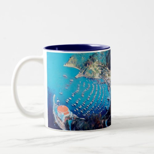 ldp SANTA CATALINA Island _ California _ harbor Two_Tone Coffee Mug