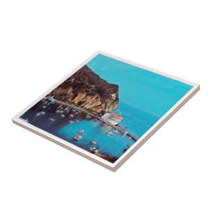 ldp SANTA CATALINA ISLAND - harbour - Ceramic Tile