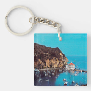 ldp SANTA CATALINA ISLAND - harbour - Keychain