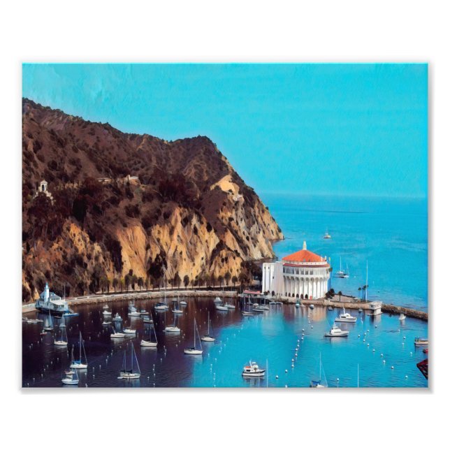 ldp SANTA CATALINA ISLAND - harbour - Photo Print (Front)