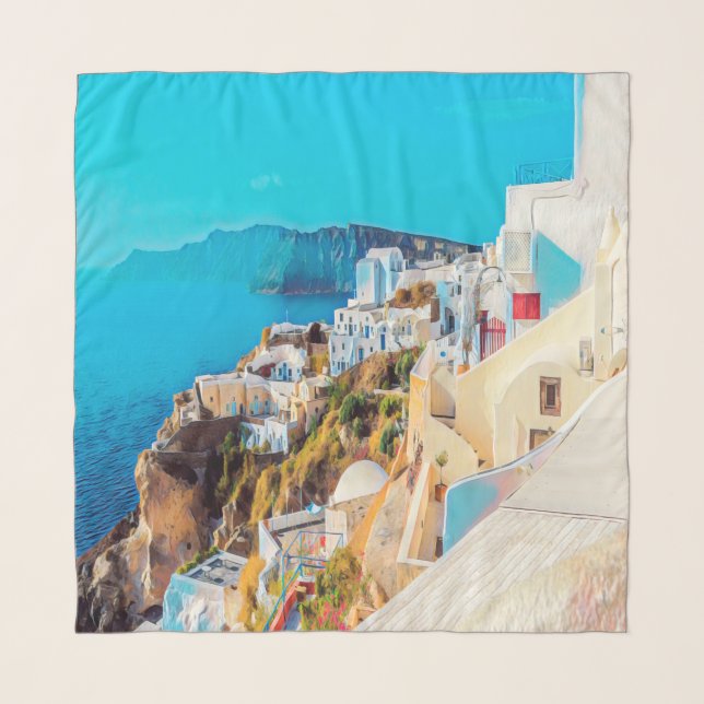 ldp SANTORINI - panorama - Scarf (Front)