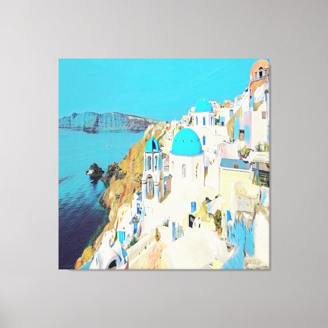 ldp SANTORINI - view - Canvas Print (Front)