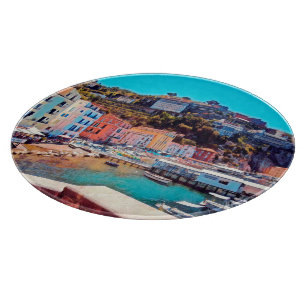 ldp SORRENTO - panorama - beach - Cutting Board