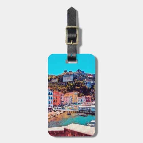 ldp SORRENTO _ panorama _ beach _ Luggage Tag