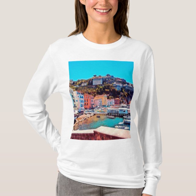 ldp SORRENTO - panorama - beach - T-Shirt (Front)
