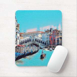ldp VENICE - gondolas - rialto - Mouse Pad