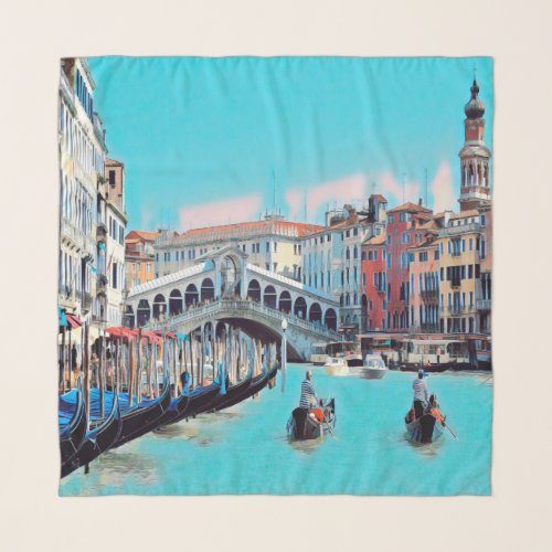 ldp VENICE _ gondolas _ rialto _ Scarf