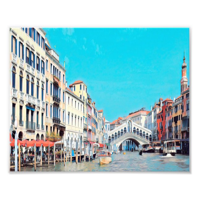 ldp VENICE - Grand Canal - Rialto beach - Photo Print (Front)