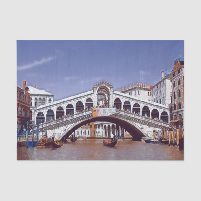 ldp Venice - RIALTO BRIDGE - Tissue Paper (Front)