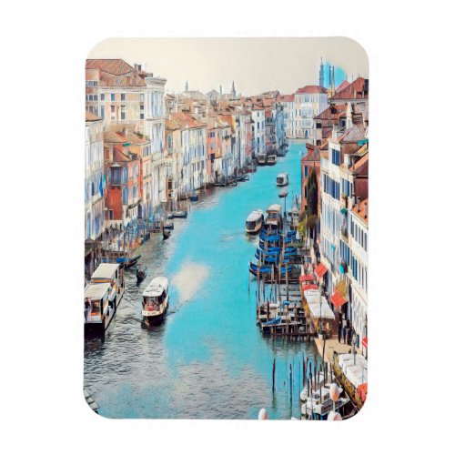 ldp VENICE _ View of the Grand Canal from Rialto Magnet